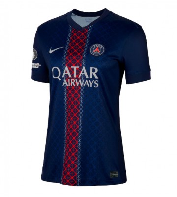 Paris Saint-Germain Replica Home Stadium Shirt for Women 2025-26 Short Sleeve